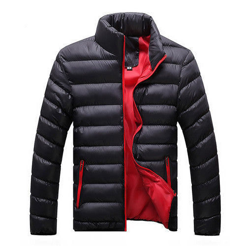 Winter Solid Men Jackets Spring Men's Cotton Blend Mens Jacket And Coats Casual Thick Outwear Plus Clothing Male 4XL YN668 - CelebritystyleFashion.com.au online clothing shop australia