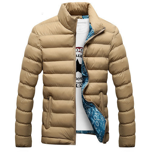 Winter Solid Men Jackets Spring Men's Cotton Blend Mens Jacket And Coats Casual Thick Outwear Plus Clothing Male 4XL YN668 - CelebritystyleFashion.com.au online clothing shop australia