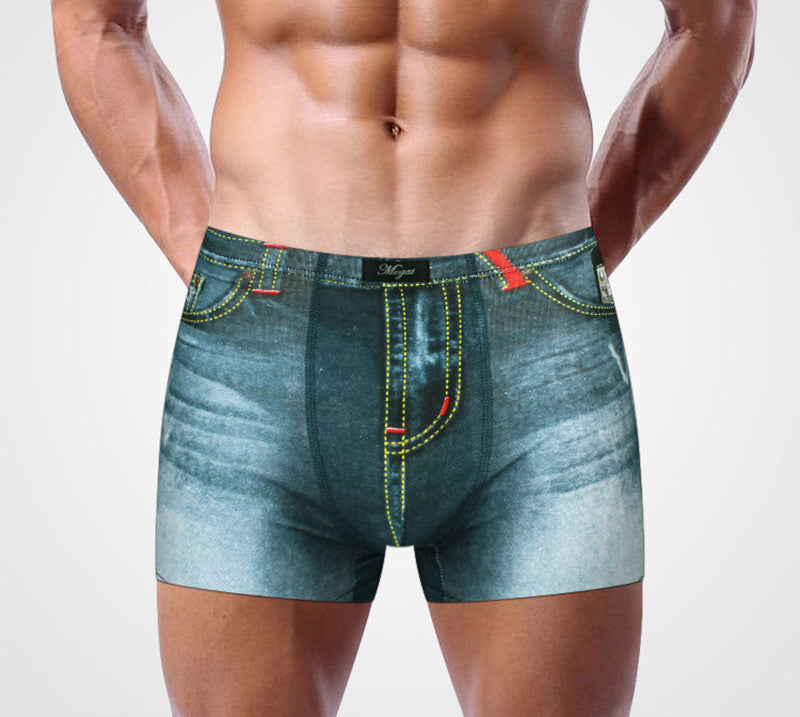 Male Print cowboy underwear cotton boxers panties breathable men's underpants underwear trunk brand shorts man boxer 4 colors - CelebritystyleFashion.com.au online clothing shop australia