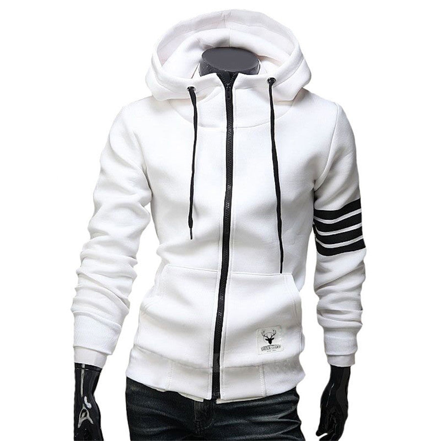 Fashion Men Hoodies Brand Leisure Suit High Quality Men Sweatshirt Hoodie Casual Zipper Hooded Jackets Male M-3XL - CelebritystyleFashion.com.au online clothing shop australia