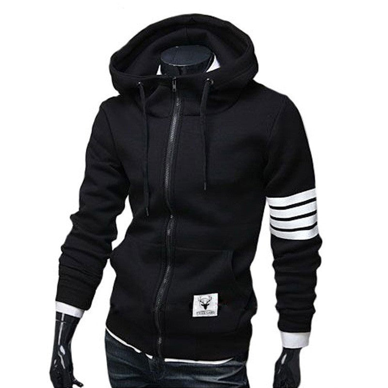 Fashion Men Hoodies Brand Leisure Suit High Quality Men Sweatshirt Hoodie Casual Zipper Hooded Jackets Male M-3XL - CelebritystyleFashion.com.au online clothing shop australia