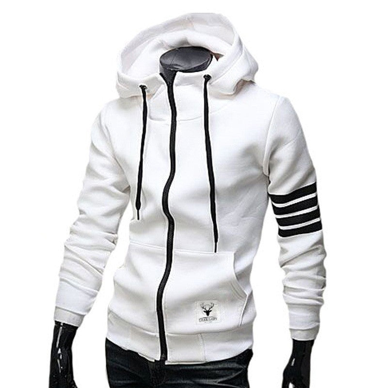 Fashion Men Hoodies Brand Leisure Suit High Quality Men Sweatshirt Hoodie Casual Zipper Hooded Jackets Male M-3XL - CelebritystyleFashion.com.au online clothing shop australia