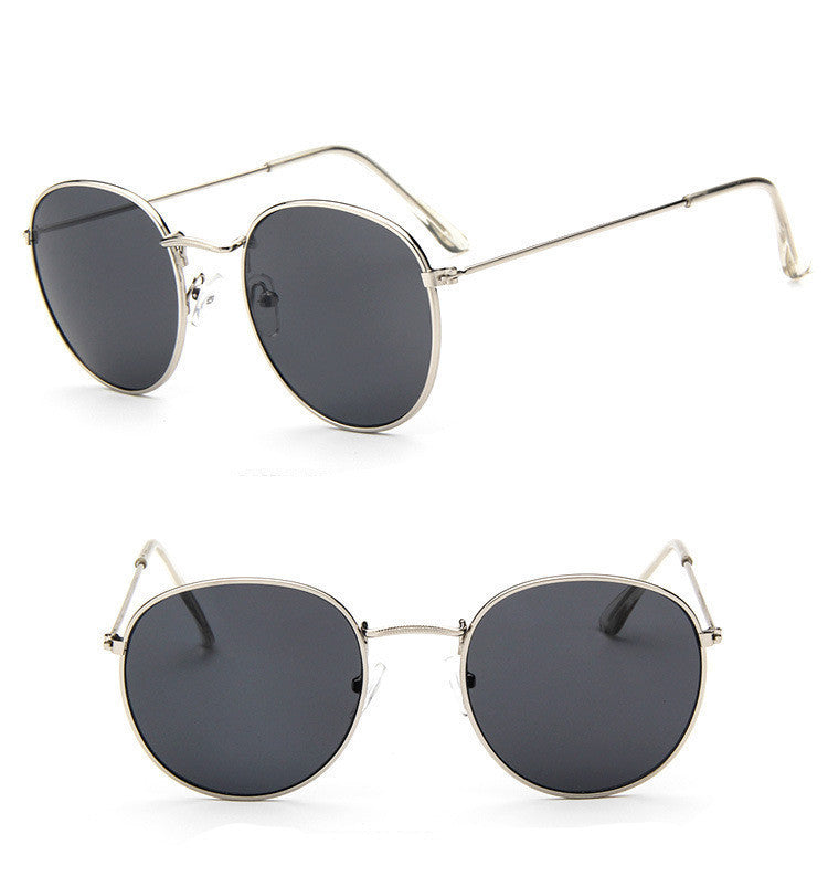 Vintage Round Sunglasses Women men female brand Metal Frames Mirror Lenses Sun Glasses For women retro Male oculos de sol - CelebritystyleFashion.com.au online clothing shop australia