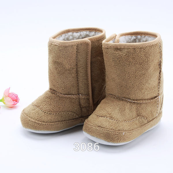 Super Warm Winter Baby Ankle Snow Boots Infant Shoes Pink Khaki Antiskid Keep Warm Baby Shoes First Walkers - CelebritystyleFashion.com.au online clothing shop australia