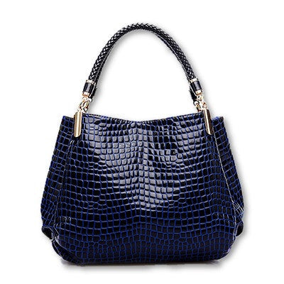 Alligator Leather Women Handbag Fashion Famous Brands Shoulder Bag Black Bag Ladies-Dollar Bargains Online Shopping Australia