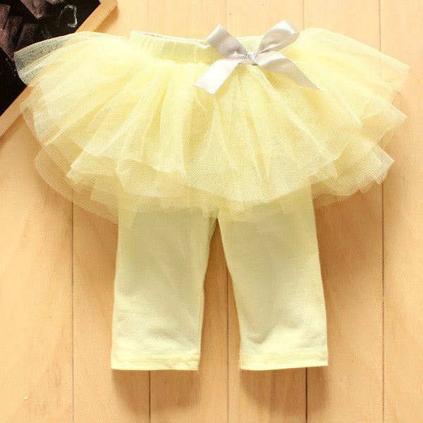 Kids Baby Girls Culottes Leggings Gauze Pants Party Skirts Bow Candy Tutu Dress - CelebritystyleFashion.com.au online clothing shop australia