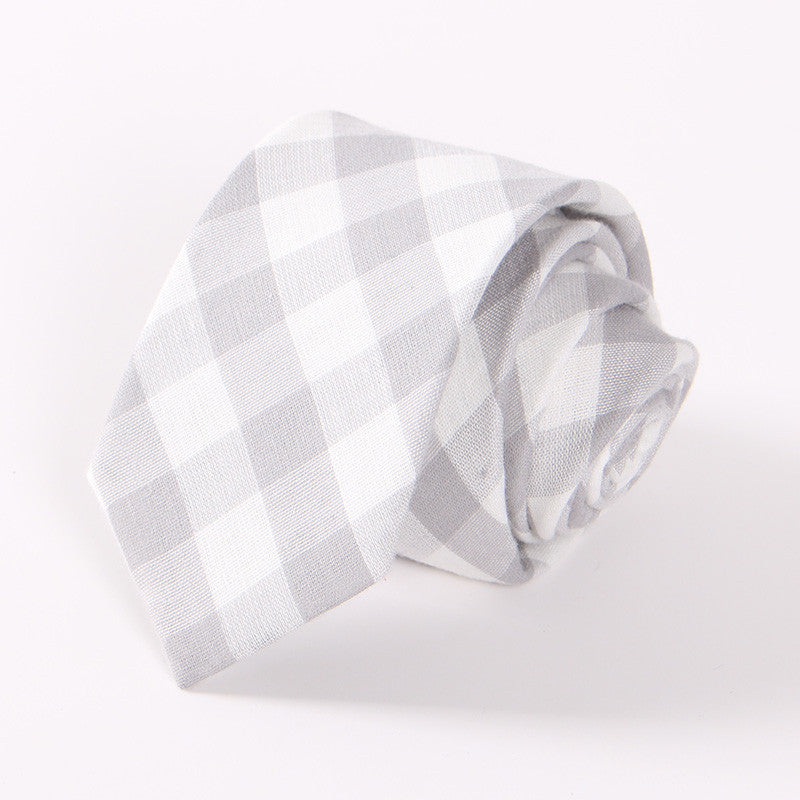 Men's Suit Tie Classic Men's Plaid Necktie Formal Wear Business Bowknots Ties Male Cotton Skinny Slim Ties Cravat - CelebritystyleFashion.com.au online clothing shop australia