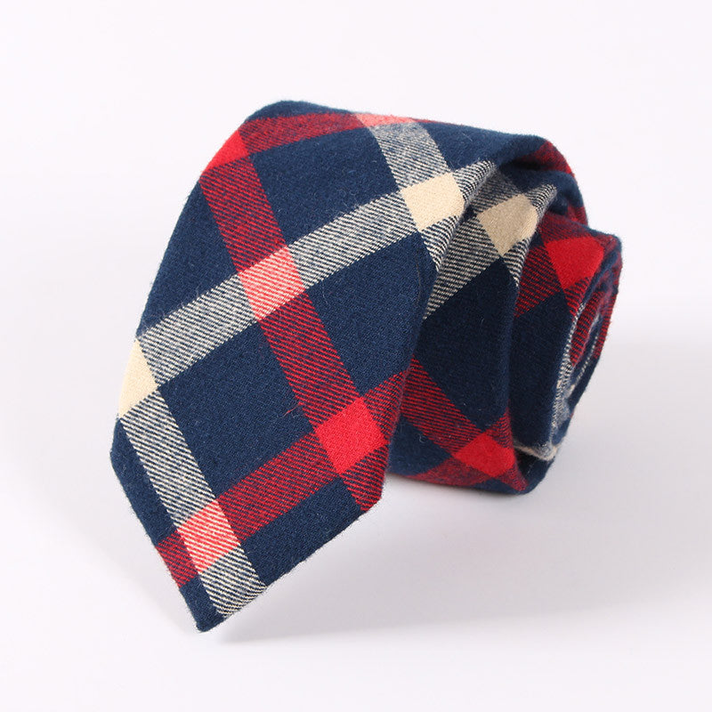 Men's Suit Tie Classic Men's Plaid Necktie Formal Wear Business Bowknots Ties Male Cotton Skinny Slim Ties Cravat - CelebritystyleFashion.com.au online clothing shop australia