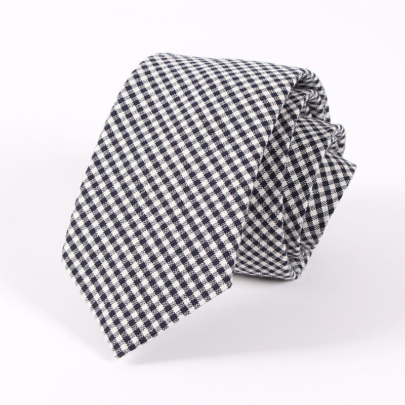 Men's Suit Tie Classic Men's Plaid Necktie Formal Wear Business Bowknots Ties Male Cotton Skinny Slim Ties Cravat - CelebritystyleFashion.com.au online clothing shop australia