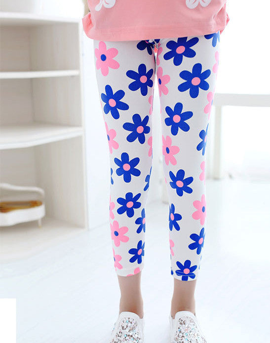 girl pants printing Flower girls leggings Toddler Classic Leggings 2-14Ybaby girls leggings kids leggings - CelebritystyleFashion.com.au online clothing shop australia