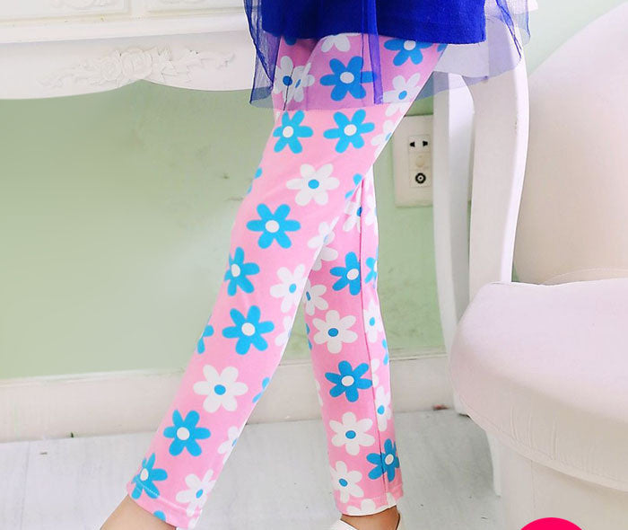 girl pants printing Flower girls leggings Toddler Classic Leggings 2-14Ybaby girls leggings kids leggings - CelebritystyleFashion.com.au online clothing shop australia