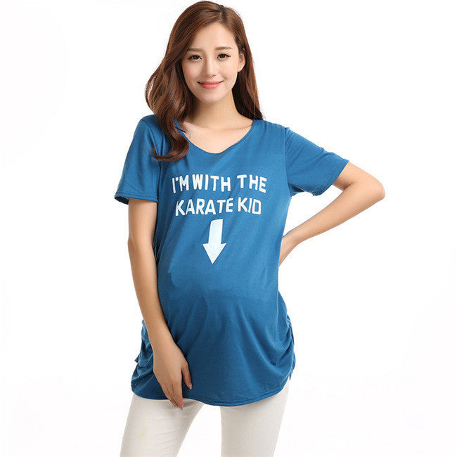 Maternity Tops Nursing Pregnancy T-shirts Cute Baby Printed Clothes For Pregnant Women Tee Shirt Femme-Dollar Bargains Online Shopping Australia