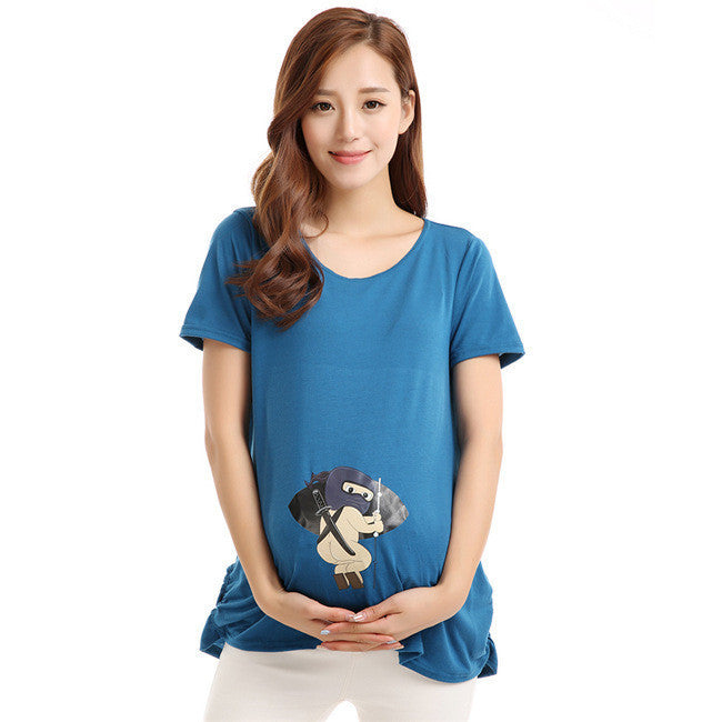Maternity Tops Nursing Pregnancy T-shirts Cute Baby Printed Clothes For Pregnant Women Tee Shirt Femme-Dollar Bargains Online Shopping Australia