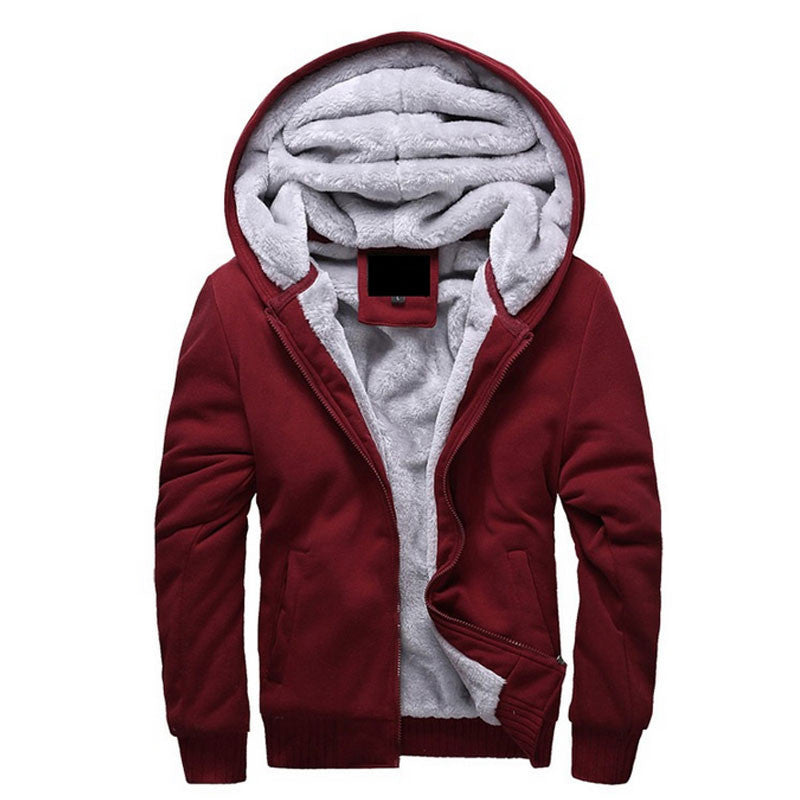 Brand Clothing Mens Hooded Hoodies Men Sweatshirt Fashion Hoody Thick Warm Hoodie Cotton Slim Male Coat Outerwear Plus Size - CelebritystyleFashion.com.au online clothing shop australia