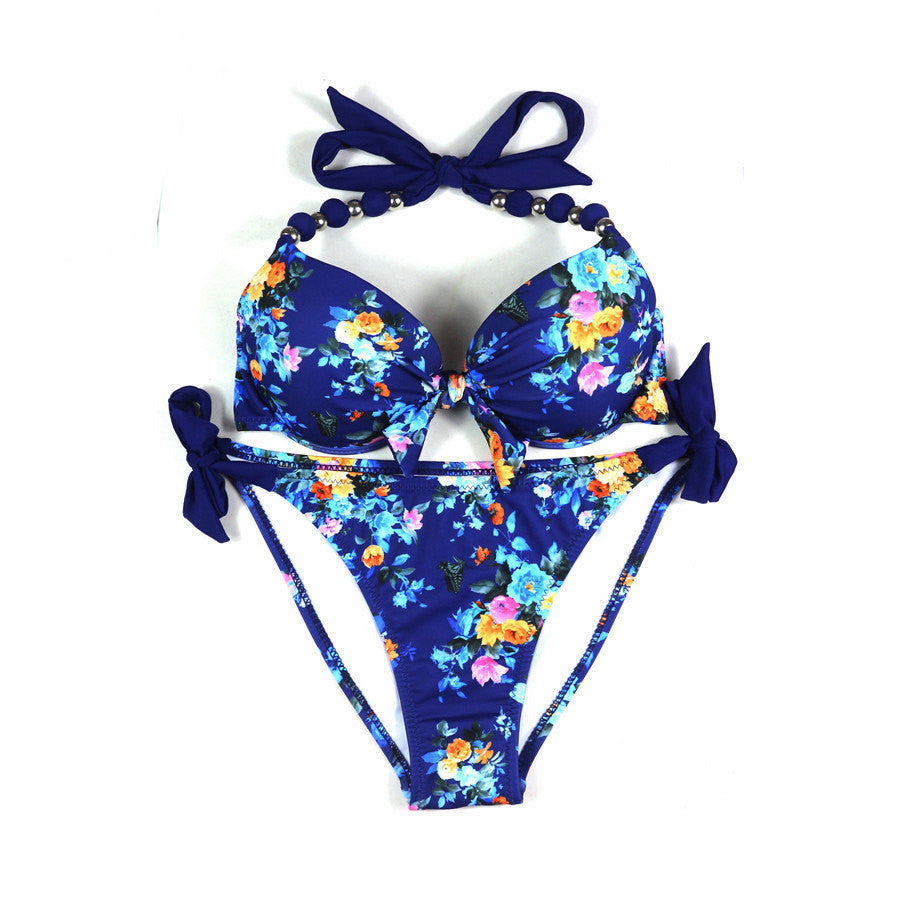Bikinis Women Print Floral Bikini Women Swimsuits Brazilian Push Up Bikini Set Bathing Suits Plus Size Swimwear Female XXL - CelebritystyleFashion.com.au online clothing shop australia