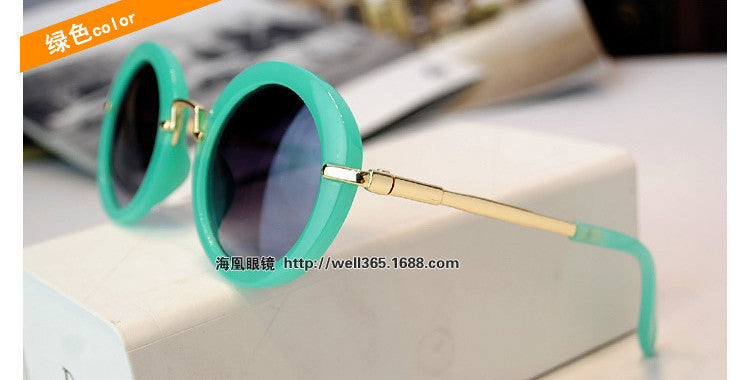 New Boys&girls Fashion Kids Metal Leg Round Sunglasses UV400 Children Designer Child Glasses oculos de sol infantil N542 - CelebritystyleFashion.com.au online clothing shop australia