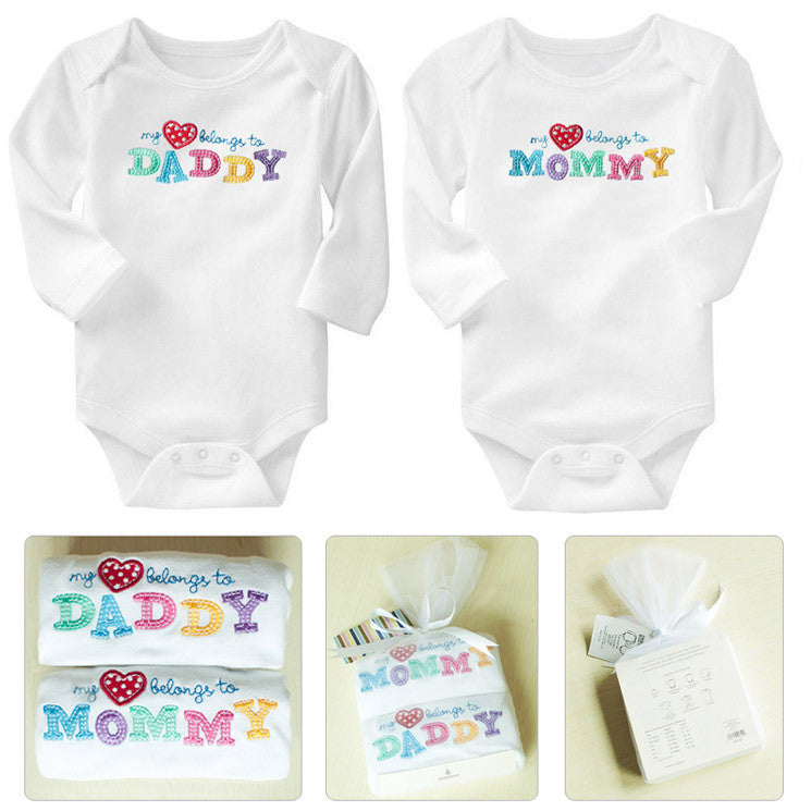 2PCS/LOT Newborn Baby Clothing Long Sleeve Cotton baby Rompers Girls Boys Clothes - CelebritystyleFashion.com.au online clothing shop australia