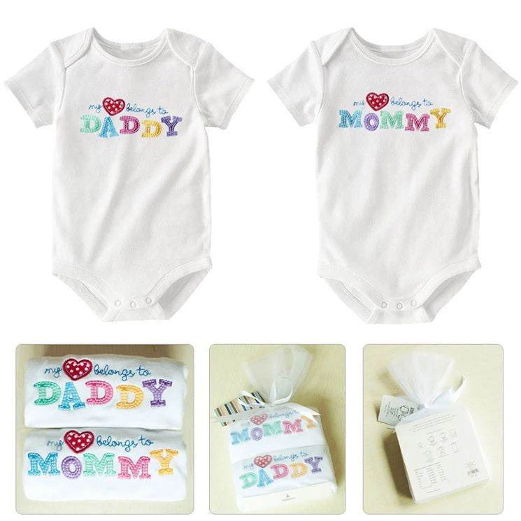 2PCS/LOT Newborn Baby Clothing Long Sleeve Cotton baby Rompers Girls Boys Clothes - CelebritystyleFashion.com.au online clothing shop australia