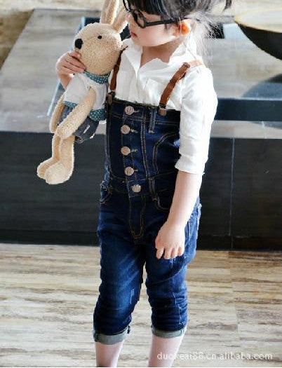 Children Wear Baby Clothes Children Overalls Pants Popular Girls Jeans Pants Kids Trousers - CelebritystyleFashion.com.au online clothing shop australia