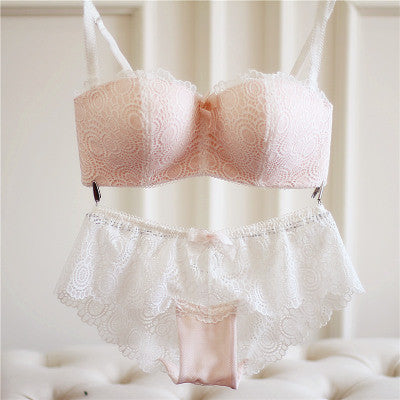 Fashion push up wireless cup bra set underwear tube top design thin cup-Dollar Bargains Online Shopping Australia