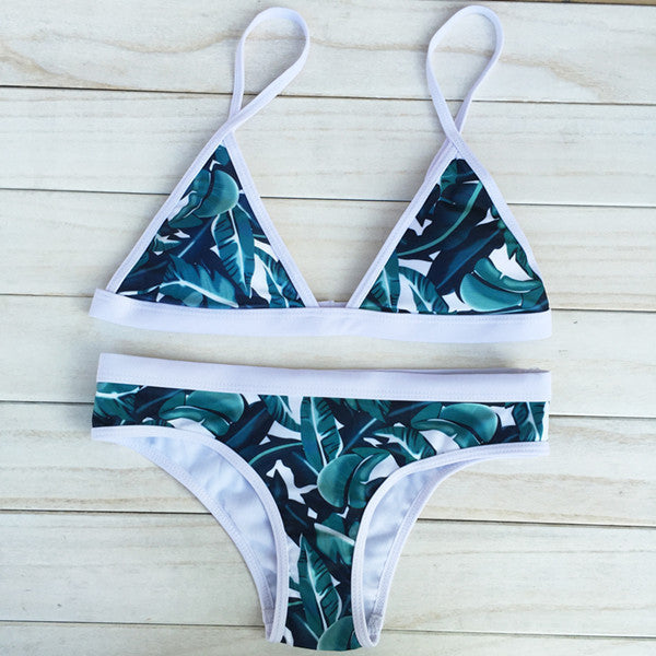 Women Sexy Push Up Swimwear Print Bikini Brazilian Swimsuit Padding Bathing Suit Beachwear maillot de bain-Dollar Bargains Online Shopping Australia