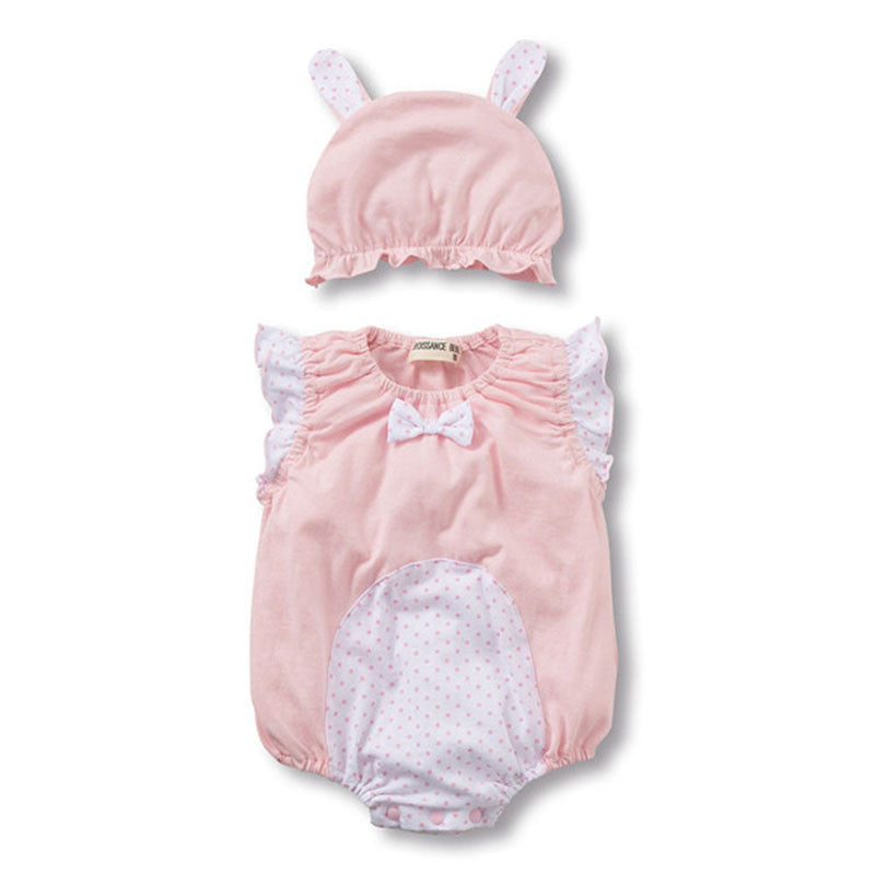 Summer Newborn Sleeveless Baby Girls Jumpsuits Clothing Sets (Romper+Hat 2 pcs) Infant Baby Boys Clothes Babies Rompers - CelebritystyleFashion.com.au online clothing shop australia