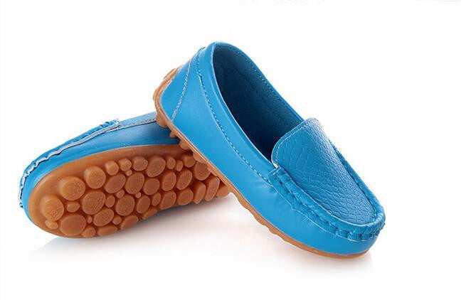 Boys Girls Leather Shoes Baby Moccasins kids Shoes Loafers Sneakers Fashion Children Shoes For soft bottom Boys X189 - CelebritystyleFashion.com.au online clothing shop australia