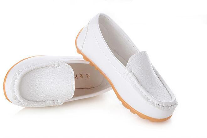 Boys Girls Leather Shoes Baby Moccasins kids Shoes Loafers Sneakers Fashion Children Shoes For soft bottom Boys X189 - CelebritystyleFashion.com.au online clothing shop australia