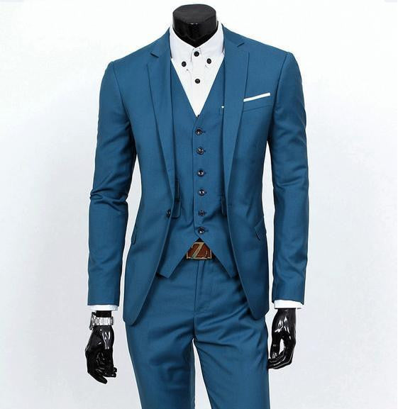Three-piece formal blazer suit / Male suit of cultivate one's morality Business suits-Dollar Bargains Online Shopping Australia