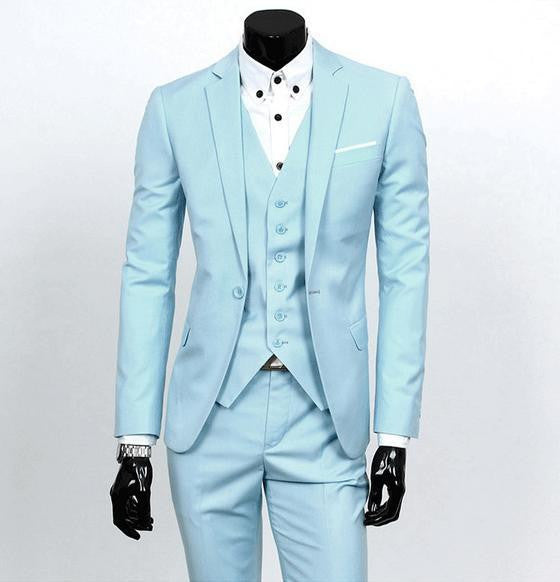 Three-piece formal blazer suit / Male suit of cultivate one's morality Business suits-Dollar Bargains Online Shopping Australia