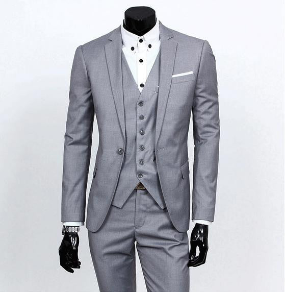 Three-piece formal blazer suit / Male suit of cultivate one's morality Business suits-Dollar Bargains Online Shopping Australia