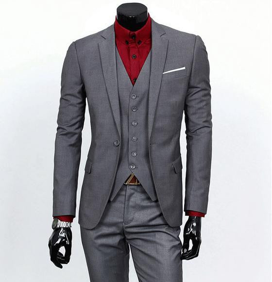 Three-piece formal blazer suit / Male suit of cultivate one's morality Business suits-Dollar Bargains Online Shopping Australia