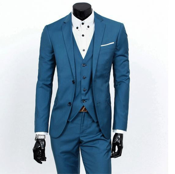 Three-piece formal blazer suit / Male suit of cultivate one's morality Business suits-Dollar Bargains Online Shopping Australia