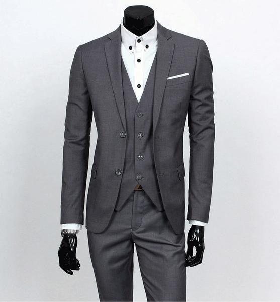 Three-piece formal blazer suit / Male suit of cultivate one's morality Business suits-Dollar Bargains Online Shopping Australia
