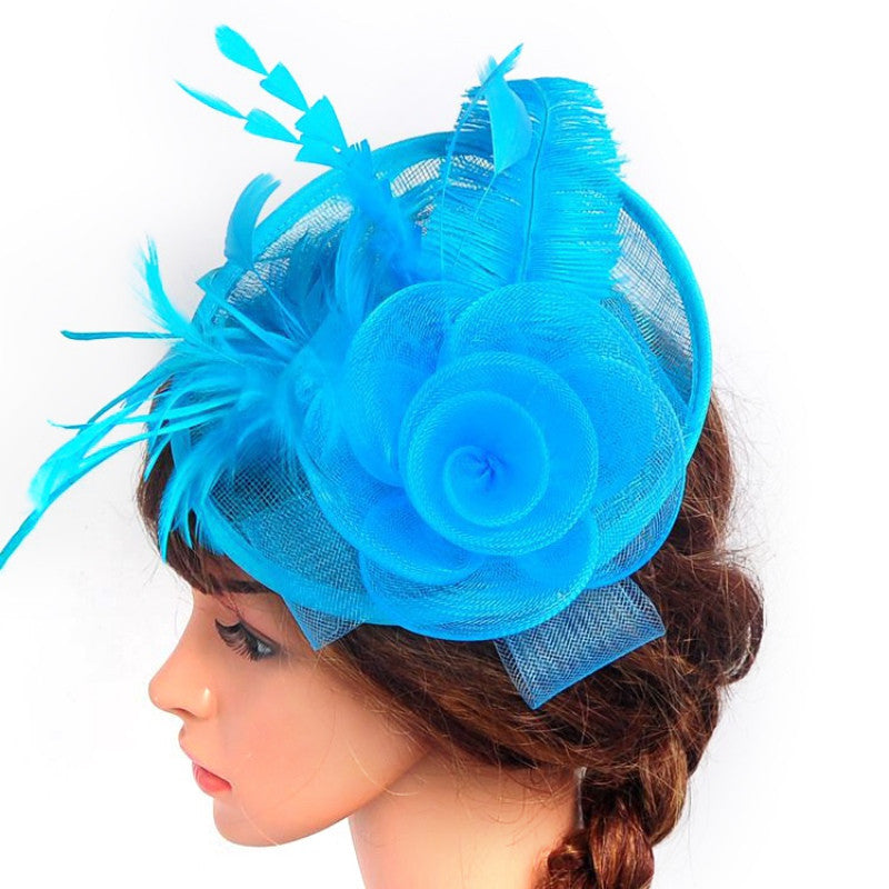 Women's Pretty Fascinator Hat Headbands Cocktail Wedding Church Headpiece - CelebritystyleFashion.com.au online clothing shop australia