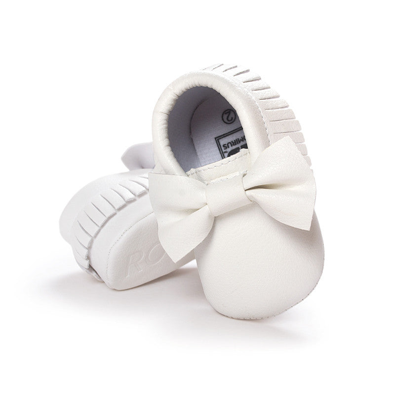 Handmade Soft Bottom Fashion Tassels Baby Moccasin Newborn Babies Shoes 19-colors PU leather Prewalkers Boots - CelebritystyleFashion.com.au online clothing shop australia