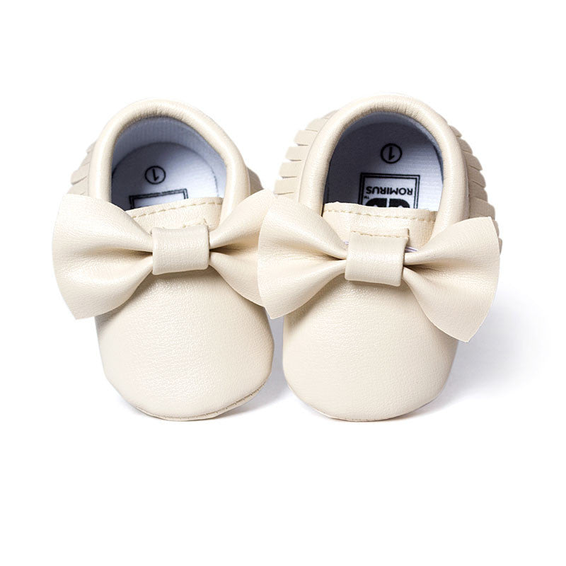 Handmade Soft Bottom Fashion Tassels Baby Moccasin Newborn Babies Shoes 19-colors PU leather Prewalkers Boots - CelebritystyleFashion.com.au online clothing shop australia