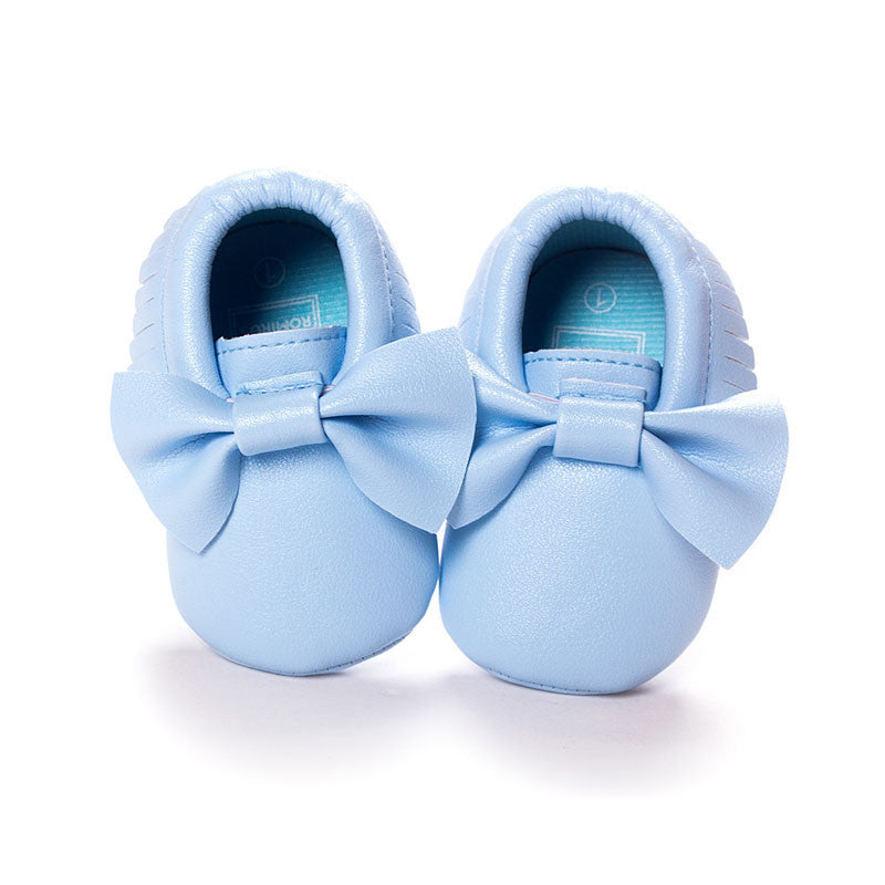 Handmade Soft Bottom Fashion Tassels Baby Moccasin Newborn Babies Shoes 19-colors PU leather Prewalkers Boots - CelebritystyleFashion.com.au online clothing shop australia