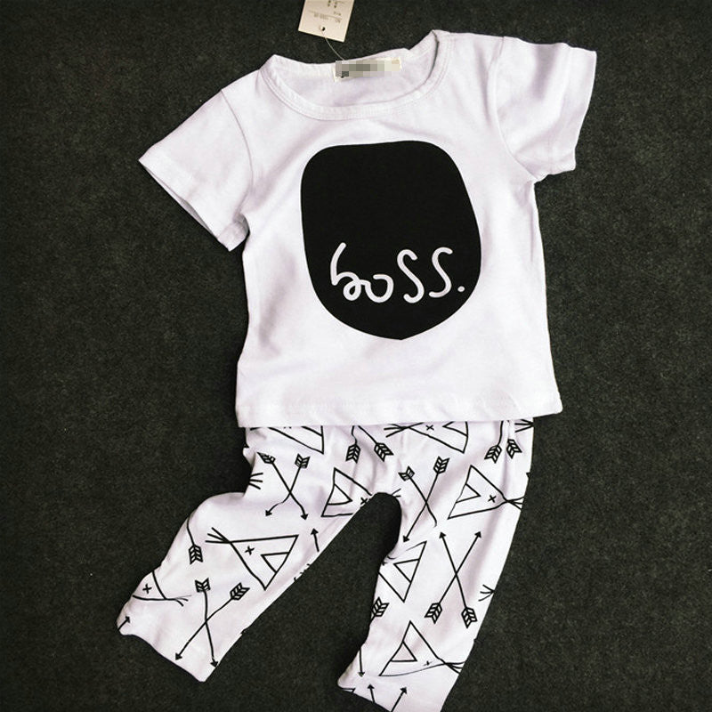 Baby&Kids Fox Cotton Clothing Sets Newborn Toddler Baby Girl Boy 2 Pcs Outfits Set Costume Summer Clothes BodySuit T-shirt Pants - CelebritystyleFashion.com.au online clothing shop australia