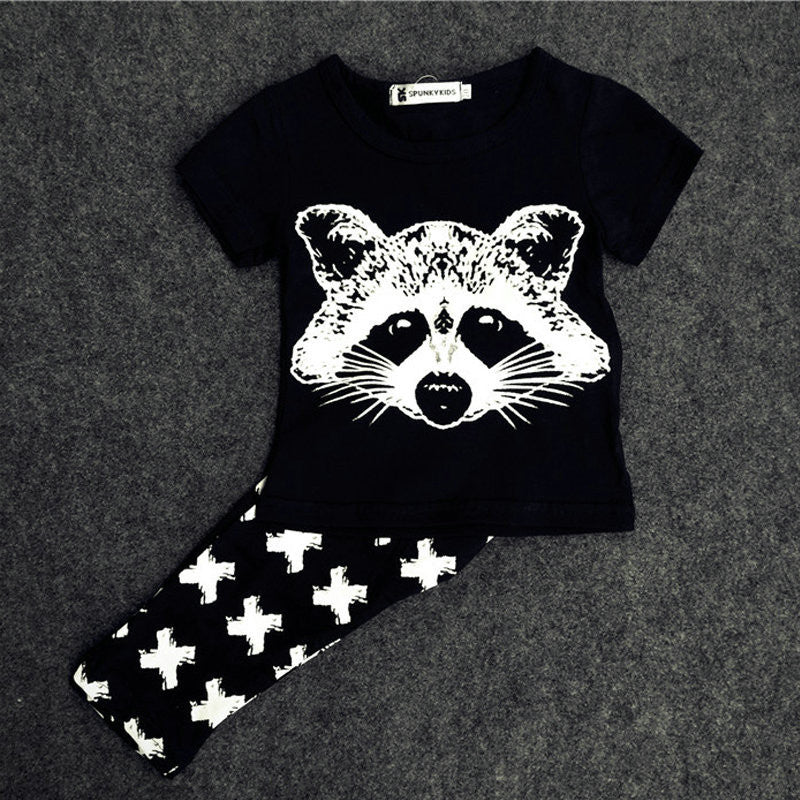 Baby&Kids Fox Cotton Clothing Sets Newborn Toddler Baby Girl Boy 2 Pcs Outfits Set Costume Summer Clothes BodySuit T-shirt Pants - CelebritystyleFashion.com.au online clothing shop australia