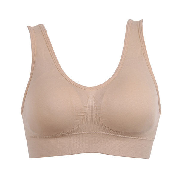 Women Seamless Solid Bra Fitness Bras Tops Breathable Underwear Lovely Young Size S-3XL-Dollar Bargains Online Shopping Australia