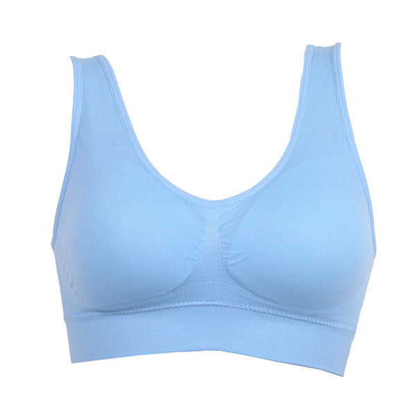Women Seamless Solid Bra Fitness Bras Tops Breathable Underwear Lovely Young Size S-3XL-Dollar Bargains Online Shopping Australia