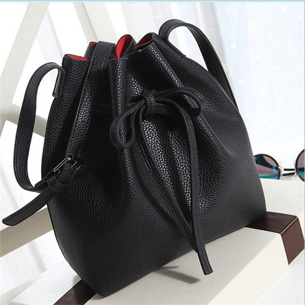 Half PriceQuality Leather Women Handbags Bucket Bag High Grade Women Messenger Bags Ladies Shoulder Crossbody Bag Bolsas-Dollar Bargains Online Shopping Australia