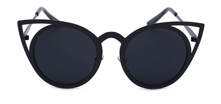 BOUTIQUE Newest Fashion Women Round Cat eye Sunglasses UV400 High Quality Metal Frame Colorful Glasses Oculos De Sol - CelebritystyleFashion.com.au online clothing shop australia