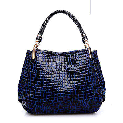 Big Women Shoulder Bags Alligator Ladies Leather Bags Women Handbags Of Famous Brands Totes Black Sac Espagnol-Dollar Bargains Online Shopping Australia