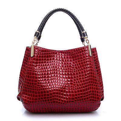 Big Women Shoulder Bags Alligator Ladies Leather Bags Women Handbags Of Famous Brands Totes Black Sac Espagnol-Dollar Bargains Online Shopping Australia