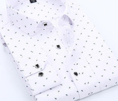 Brand Men Shirt Long Sleeve Floral Men Dress Shirt Brand Casual Shirt Men Clothes Mens Print Shirts - CelebritystyleFashion.com.au online clothing shop australia