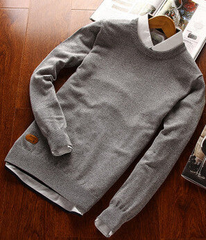 Men Classical Polo Sweater Man Causal Brand Long Sleeve Cotton O Neck Spring Autumn Winter Pullovers Plus Size Knitwear - CelebritystyleFashion.com.au online clothing shop australia