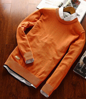 Men Classical Polo Sweater Man Causal Brand Long Sleeve Cotton O Neck Spring Autumn Winter Pullovers Plus Size Knitwear - CelebritystyleFashion.com.au online clothing shop australia