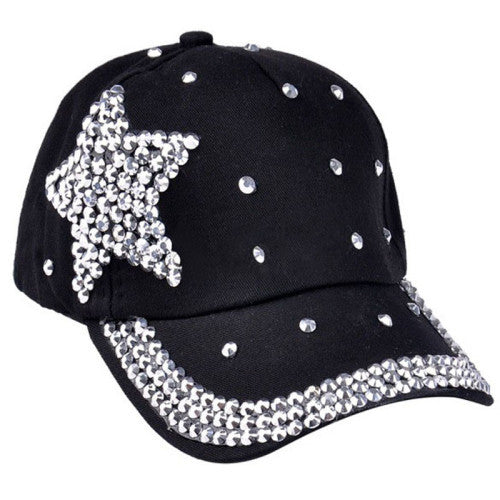 Amazing 5 Colors Fashion Children Kids Baseball Cap Rhinestone Star Shaped Boy Girls Snapback Hat Summer - CelebritystyleFashion.com.au online clothing shop australia